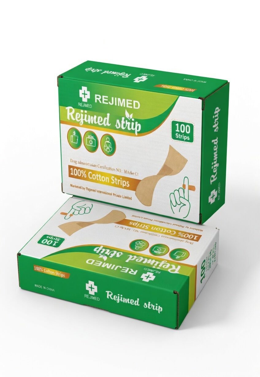 Rejimed Cotton Strips (Adhesive Bandages)