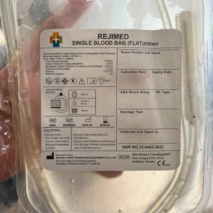Rejimed Single Blood Bag (Flat) 450ml