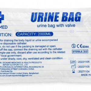 Rejimed Urine Bag (2000 ml with Valve)